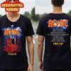 AC DC Prague PWR UP Europe Tour 2025 Event Tee At Letany Airport Prague Czech Republic On June 26th 2025 Two Sided Classic T-Shirt