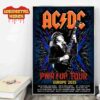 Metallica M72 Denver North American Tour 2025 Venue Poster At Empower Field At Mile High Denver CO On June 27th And 29th 2025 Wall Decor Poster Canvas