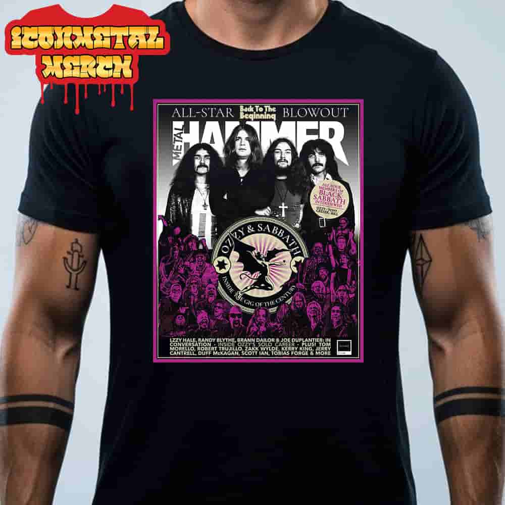 Black Sabbath All-Star Blow Out Back To The Beginning Show On Metal Hammer Cover All Four Members Interviewed Classic T-Shirt Black Sabbath All-Star Blow Out Back To The Beginning Show On Metal Hammer Cover All Four Members Interviewed Classic T-Shirt