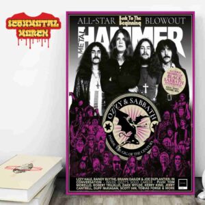 Black Sabbath All-Star Blow Out Back To The Beginning Show On Metal Hammer Cover All Four Members Interviewed Wall Decor Poster Canvas
