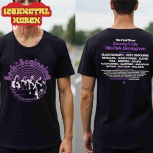 Black Sabbath Ozzy Osbourne Back To The Beginning Event Tee Merch At Villa Park Birmingham On Saturday 5th July Two Sided Classic T-Shirt