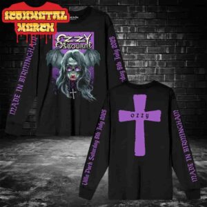 Black Sabbath Ozzy Osbourne Back To The Beginning Ozzy Bat Longsleeve At Villa Park Birmingham On Saturday 5th July Classic T-Shirt