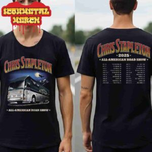 Chris Stapleton All-American Road Show Tour 2025 Bus Tour Tee Merch Limited Two Sided Classic T-Shirt