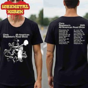 Chris Stapleton All-American Road Show Tour 2025 Tour Admat Tee Merch Limited Two Sided Classic T-Shirt