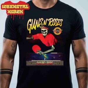 Guns N Roses World Tour 2025 Event Dusseldorf Poster At Merkur Spiel-Arena On June 18th 2025 Classic T-Shirt