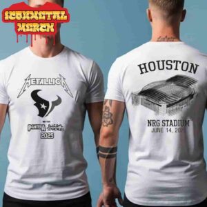 Houston Texans X Metallica Tee M72 Houston North American Tour NRG Stadium June 14 2025 Two Sided Classic T-Shirt