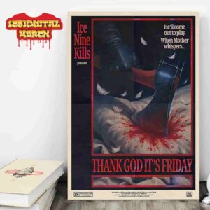 Ice Nine Kills Celebrating 45 Years Of Fear At Crystal Lake Come Out To Play Poster Wall Decor Poster Canvas