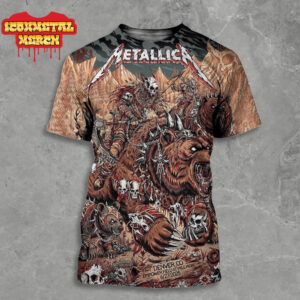Metallica M72 Denver North American Tour 2025 Poster First Night At Empower Field At Mile High Denver CO On June 27th 2025 All Over Print Shirt