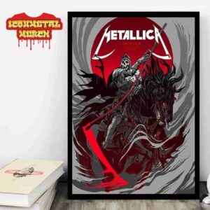 Metallica M72 Denver North American Tour 2025 Venue Poster At Empower Field At Mile High Denver CO On June 27th And 29th 2025 Wall Decor Poster Canvas