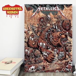 Metallica M72 Denver North American Tour 2025 Venue Poster First Night At Empower Field At Mile High Denver CO On June 27th 2025 Wall Decor Poster Canvas