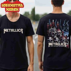 Metallica M72 Santa Clara North American Tour 2025 First Night Venue Poster Tee At Levi Stadium Santa Clara CA On June 20th 2025 Two Sided Classic T-Shirt