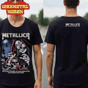 Metallica M72 Santa Clara North American Tour 2025 Second Night Event Tee At Levi Stadium Santa Clara CA On June 22th 2025 Two Sided Classic T-Shirt