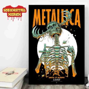 Metallica Until It Sleeps Poster Commemorate Load Remastered Release Day Wall Decor Poster Canvas