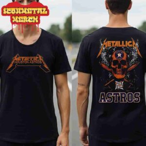 Metallica x Houston Astros Tee M72 Houston North American Tour NRG Stadium June 14 2025 Two Sided Classic T-Shirt