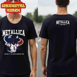 Metallica x Houston Texans Tee M72 Houston North American Tour NRG Stadium June 14 2025 Two Sided Classic T-Shirt