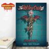 Motley Crue Poster Crucial Crue Theatre Of Pain World 1985-86 Tour Lenticular Wall Decor Poster Canvas