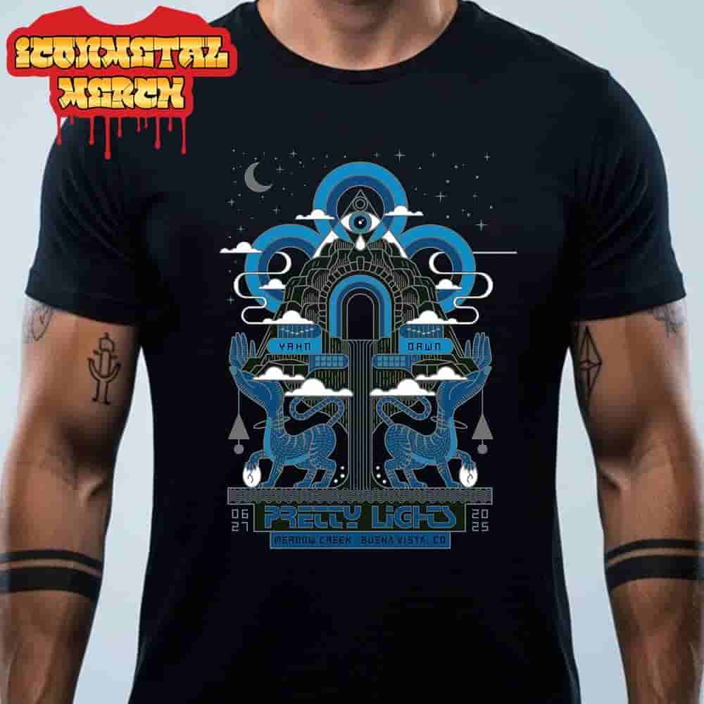 Pretty Lights Event Poster Night 1 At Meadow Creek Buena Vista CO On June 27th 2025 Classic T-Shirt Pretty Lights Event Poster Night 1 At Meadow Creek Buena Vista CO On June 27th 2025 Classic T-Shirt