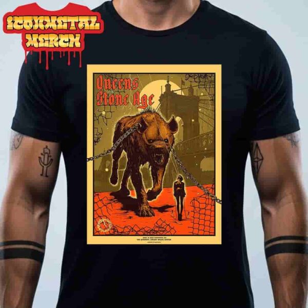 Queens Of The Stone Age Event Poster At The Andrew J Brady Music Center On June 18th 2025 Classic T-Shirt