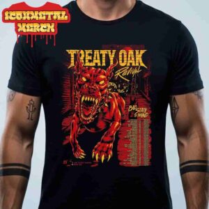 Treaty Oak Revival 2025 Bad State Of Mind Leg 2 Tour Poster Dates And Places List Classic T-Shirt