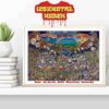 Guns N Roses Event Artwork Poster At Aarhus Denmark On June 29th 2025 Wall Decor Poster Canvas
