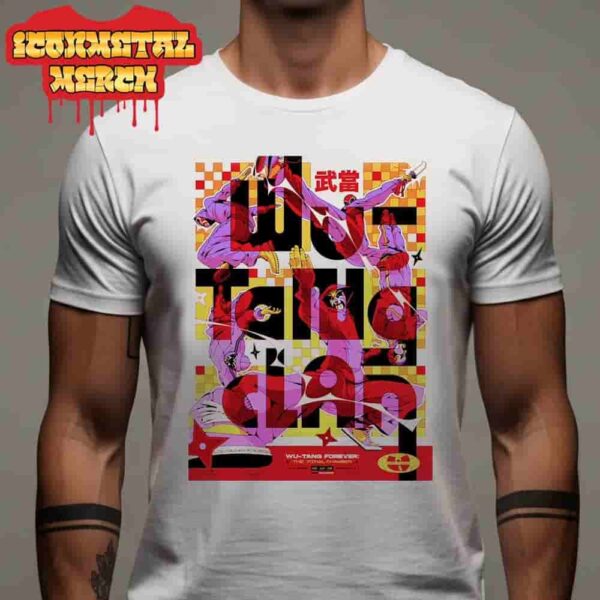 Wu-Tang Clan The Final Chamber Artwork Poster At Phx Arena Phoenix AZ On June 18th 2025 Classic T-Shirt