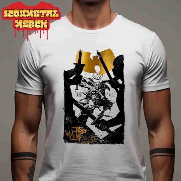 Wu-Tang Clan The Final Chamber Tour 2025 Event Poster At Climate Pledge Arena Seattle WA On June 28th 2025 Classic T-Shirt