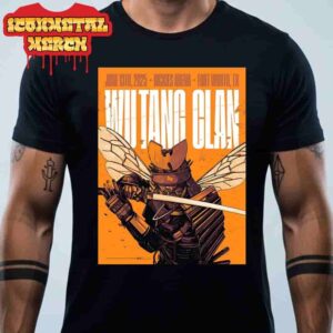 Wu-Tang Clan The Final Chamber Tour 2025 Event Poster At The Dickies Arena Fort Worth TX Friday The 13th June 2025 Classic T-Shirt
