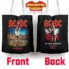 AC DC Are You Ready PWR UP 2025 Tour Australia Map Merchandise Limited Tote Bag