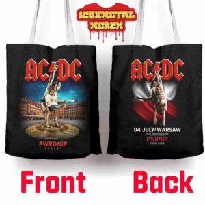 AC DC Warsaw PWR UP Tour At PGE Narodowy Warsaw Poland On 4th July 2025 Tote Bag
