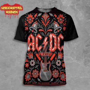 AC DC Warsaw PWR UP Tour Poster At PGE Narodowy Warsaw Poland On 4th July 2025 All Over Print Shirt