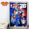 Shai Gilgeous-Alexander Oklahoma City Thunder Is The EPPYS Best Male Athlete And NBA Player Of The Year Awards Wall Decor Poster Canvas