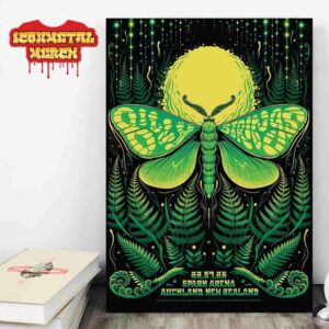 Billy Strings Tour 2025 Artwork Poster For Live At Spark Arena Auckland New Zealand On July 22nd 2025 Wall Decor Poster Canvas