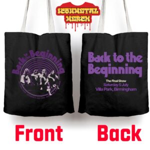 Black Sabbath Ozzy Osbourne Back To The Beginning The Final Show At Villa Park Birmingham On Saturday July 5th 2025 Tote Bag