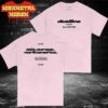 Blackpink Deadline World Tour 2025-2026 Continent Logo Hoodie Black City List Two Sided Classic T-Shirt