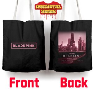 Blackpink Exclusive Event Bag Chicago At Soldier Field Chicago IL On July 18th 2025 Tote Bag