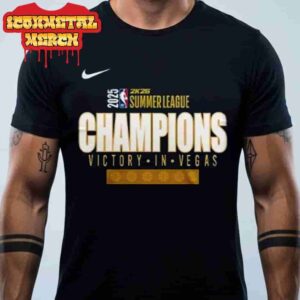 Charlotte Hornets Are The NBA2K Summer League 2025 Champions Tee Undefeated Victory In Vegas Classic T-Shirt