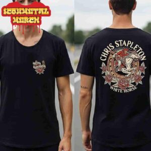 Chris Stapleton 2025 Stadium Tour White Horse Tee Merchandise Limited Two Sided Classic T-Shirt
