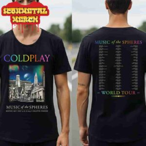 Coldplay 2025 Boston Music Of The Spheres Limited Edition Tour Tee At Gillete Stadium On July 15th And 16th 2025 Two Sided Classic T-Shirt