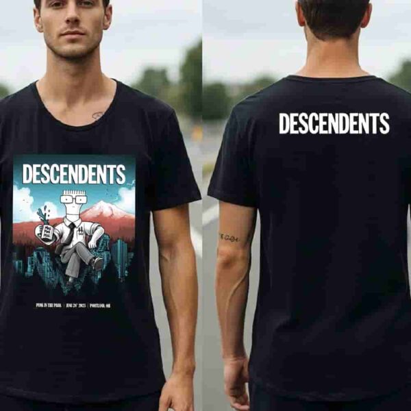 Descendents Event Limited Poster Punk In The Park At Waterfront Park Portland OR On June 28th 2025 Two Sided Classic T-Shirt
