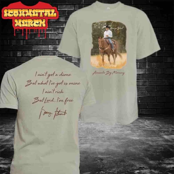 George Strait Amarillo By Morning Tee Merch Limited Two Sided Classic T-Shirt