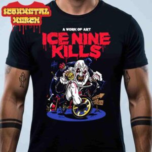 Ice Nine Kills A Work Of Art Tee Half Way To The Halloween Classic T-Shirt