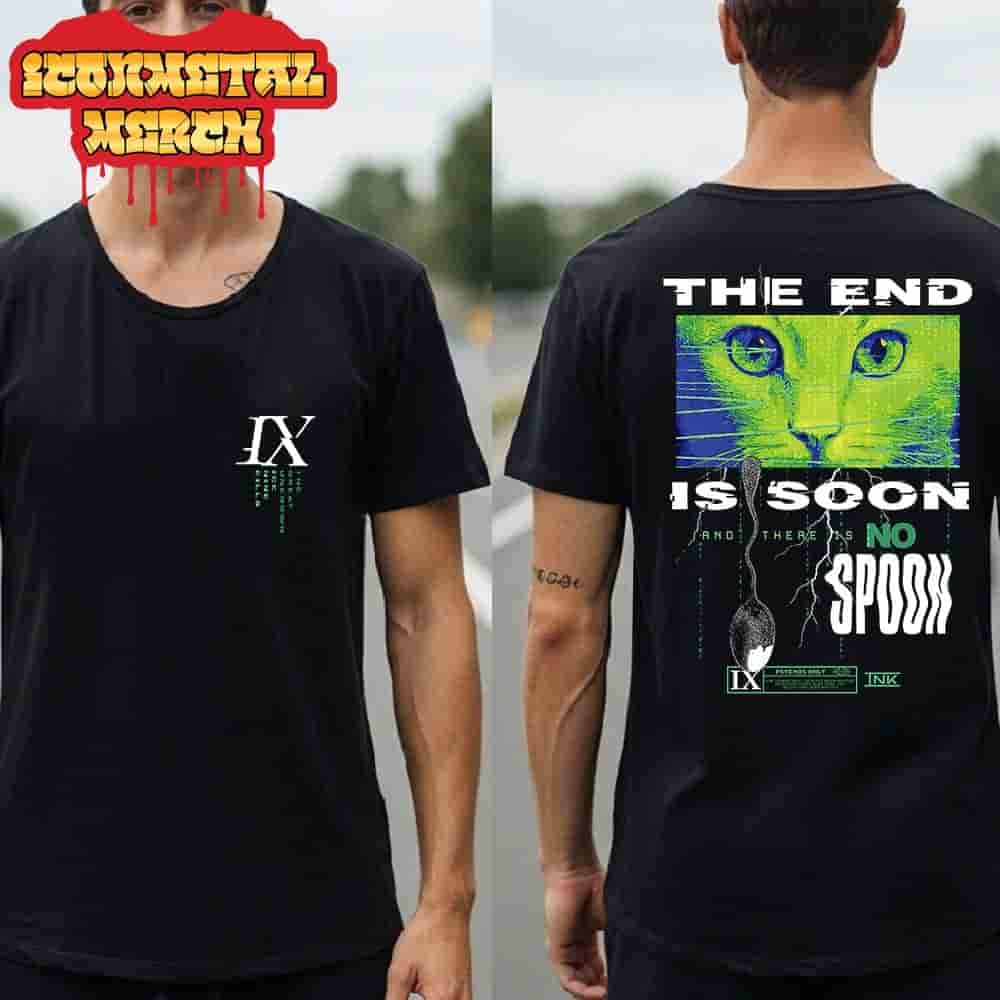 Ice Nine Kills The Great Unknown Movie There Is No Spoon Tee Merchandies Limited Two Sided Classic T-Shirt Ice Nine Kills The Great Unknown Movie There Is No Spoon Tee Merchandies Limited Two Sided Classic T-Shirt
