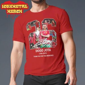 Liverpool Diogo Jota Rest In Peace Thank You For The Memories 1996-2025 Signature Classic T-Shirt