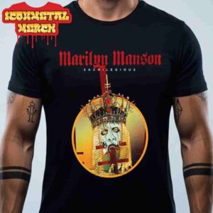 Marilyn Manson Fan Art Tee For The Song Sacrilegious Classic T-Shirt