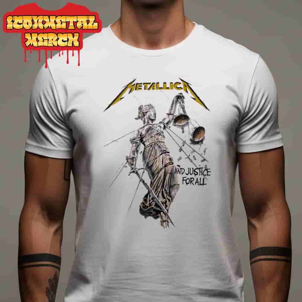 Metallica And Justice for All Cover Tee Merch Limited Classic T-Shirt Metallica And Justice for All Cover Tee Merch Limited Classic T-Shirt