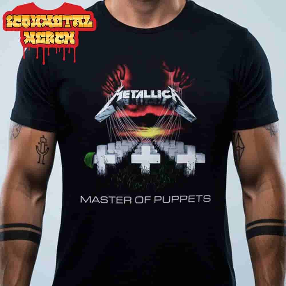Metallica Master Of Puppets Tee Merch Limited Classic T-Shirt Metallica Master Of Puppets Tee Merch Limited Classic T-Shirt