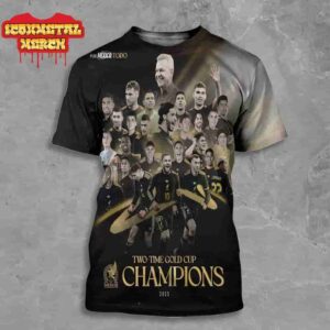 Mexico Is Two-Time Campeones Concacaf Gold Cup Champions 2025 All Over Print Shirt