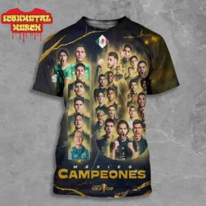 Mexico La Decima Campeones Concacaf Gold Cup Champions 2025 All Over Print Shirt