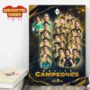 Mexico Is Two-Time Campeones Concacaf Gold Cup Champions 2025 Wall Decor Poster Canvas