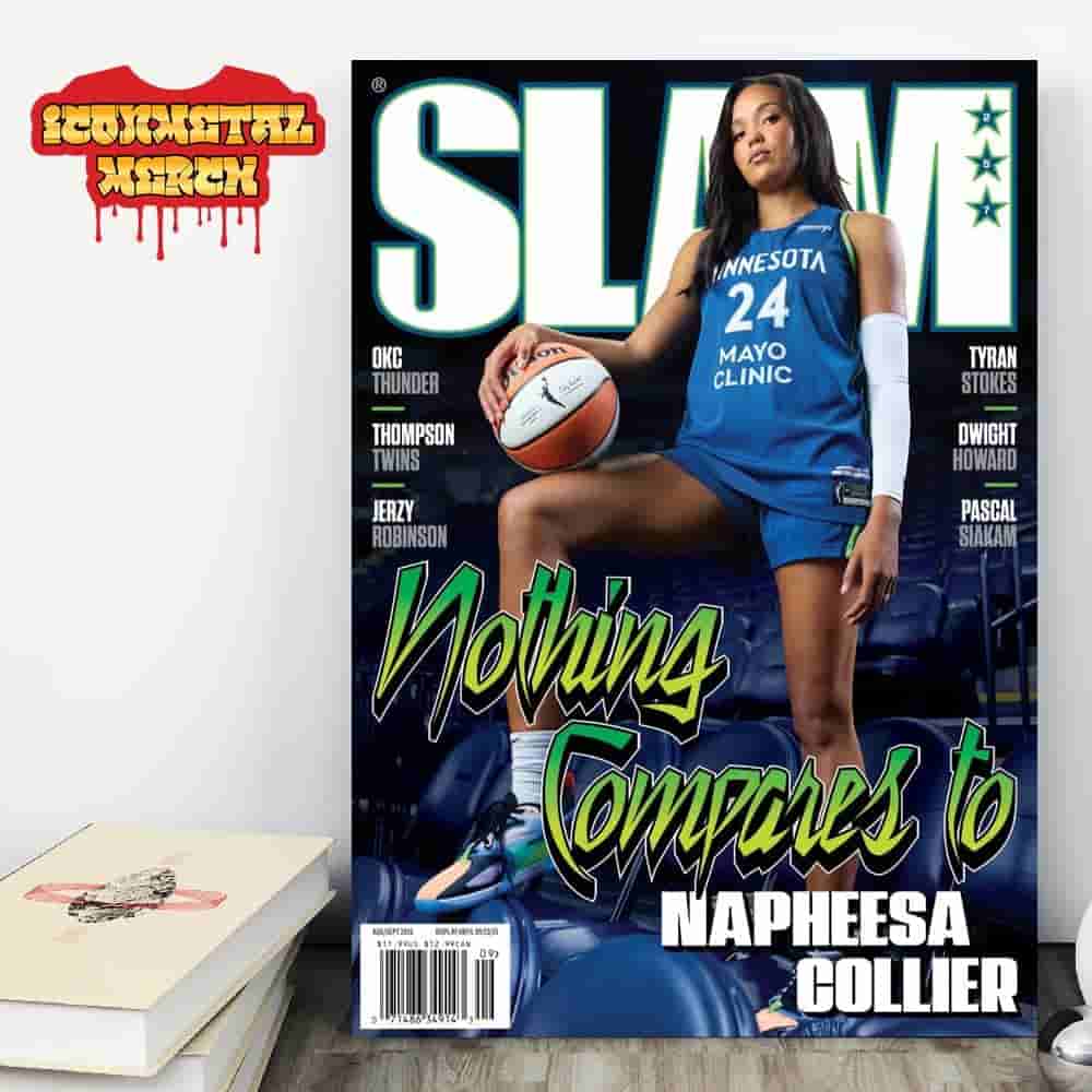 Napheesa Collier Minnesota Lynx On Slam 257 Magazine Lastest Cover Nothing Compares To 2025 WNBA Wall Decor Poster Canvas Napheesa Collier Minnesota Lynx On Slam 257 Magazine Lastest Cover Nothing Compares To 2025 WNBA Wall Decor Poster Canvas